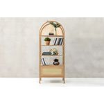 Casa si Gradina - Mobilier - Biblioteci si rafturi - Biblioteci - Biblioteca, Hanah Home, pal melaminat, natural, 75x40x182.5 cm - Infinity.ro