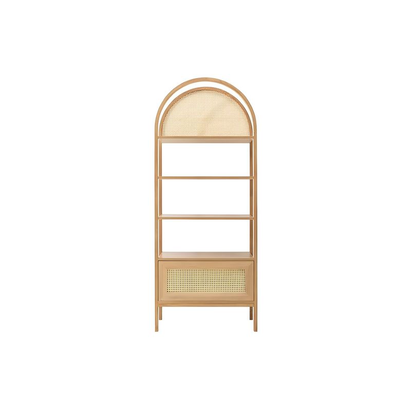 Casa si Gradina - Mobilier - Biblioteci si rafturi - Biblioteci - Biblioteca, Hanah Home, pal melaminat, natural, 75x40x182.5 cm - Infinity.ro