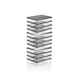 Casa si Gradina - Bucatarie si vesela - Organizare si depozitare bucatarie - Cutii alimentare - Set cutii de depozitare, Hermia, plastic, antracit, 27,5x5x22,5 cm, 12 piese - Infinity.ro