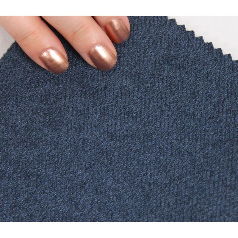 Casa si Gradina - Mobilier - Scaune si fotolii - Tabureti - Taburet, Atelier Del Sofa, bumbac si in, albastru marin, 42x40 cm - Infinity.ro