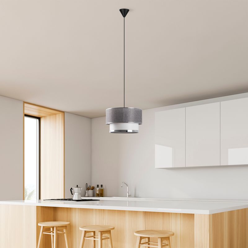 Casa si Gradina - Corpuri si surse de iluminat - Lustre si pendule - Candelabru, Opviq, metal, gri si argintiu, 30x20x65 cm - Infinity.ro