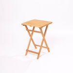 Casa si Gradina - Gradina si terasa - Mobilier exterior - Mese gradina - Masa de gradina, Hanah Home, lemn de fag, maro, 50x50x72 cm - Infinity.ro