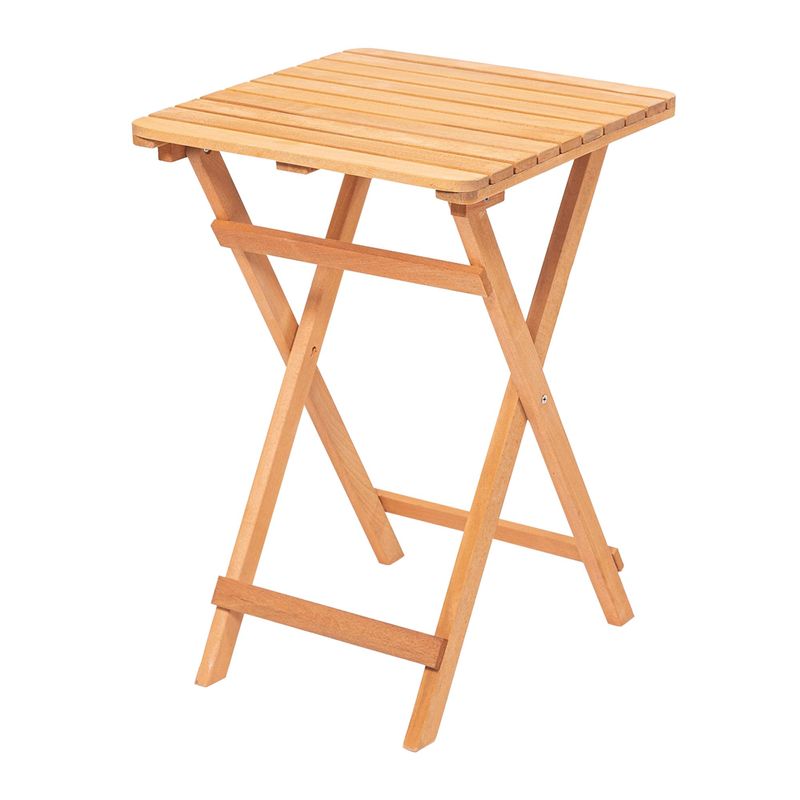 Casa si Gradina - Gradina si terasa - Mobilier exterior - Mese gradina - Masa de gradina, Hanah Home, lemn de fag, maro, 50x50x72 cm - Infinity.ro