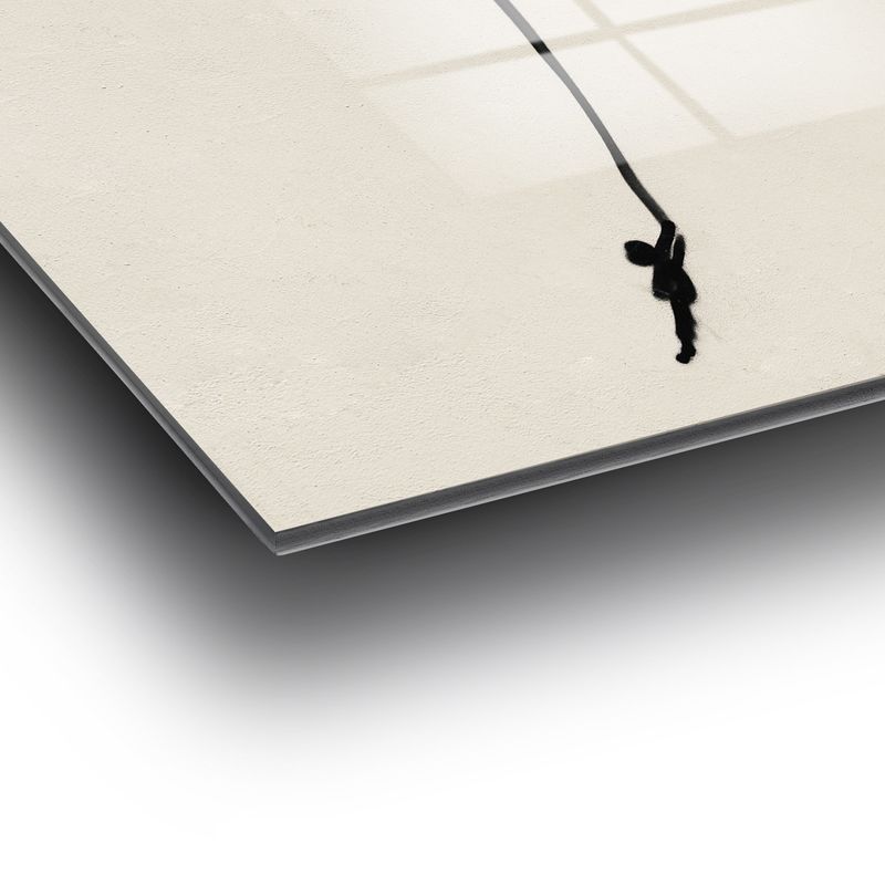 Casa si Gradina - Decoratiuni - Tablouri - Tablou decorativ, Wallxpert, sticla temperata, multicolor, 30x45 cm, artist Banksy - Infinity.ro