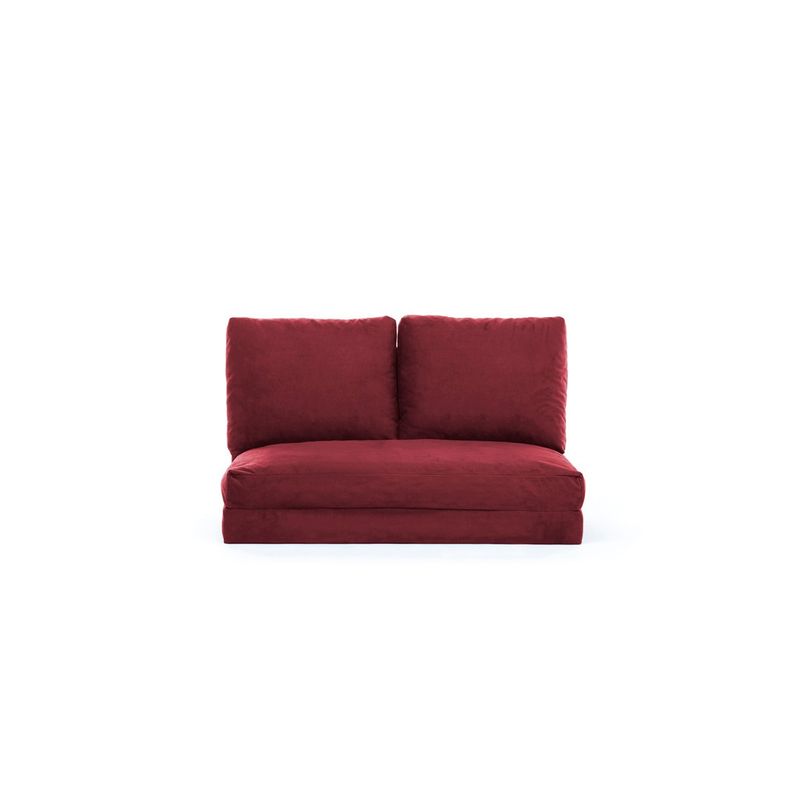Casa si Gradina - Mobilier - Canapele si coltare - Canapele - Canapea extensibila, Hanah Home, metal, maro, 185x120 cm - Infinity.ro