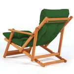 Casa si Gradina - Gradina si terasa - Mobilier exterior - Seturi mobila gradina - Set masa si scaune gradina, Hanah Home, lemn fag, verde natural, 3 piese - Infinity.ro