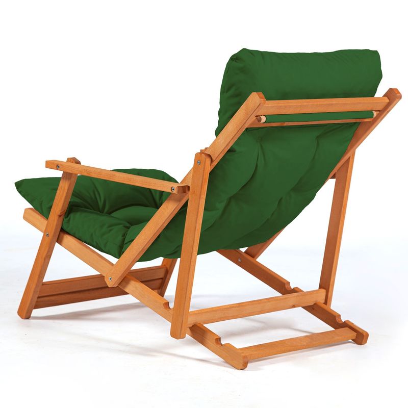 Casa si Gradina - Gradina si terasa - Mobilier exterior - Seturi mobila gradina - Set masa si scaune gradina, Hanah Home, lemn fag, verde natural, 3 piese - Infinity.ro