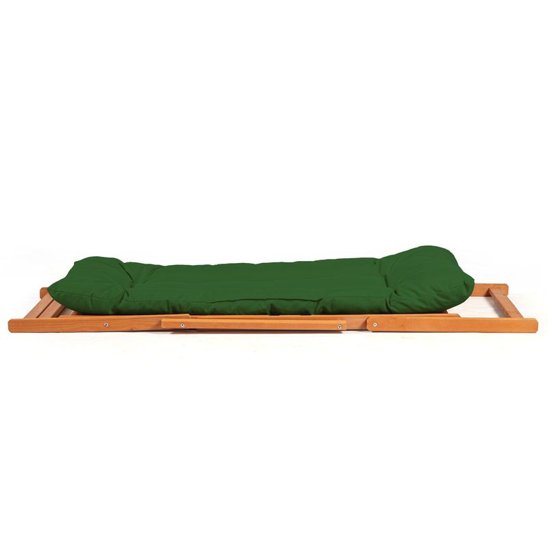 Casa si Gradina - Gradina si terasa - Mobilier exterior - Seturi mobila gradina - Set masa si scaune gradina, Hanah Home, lemn fag, verde natural, 3 piese - Infinity.ro