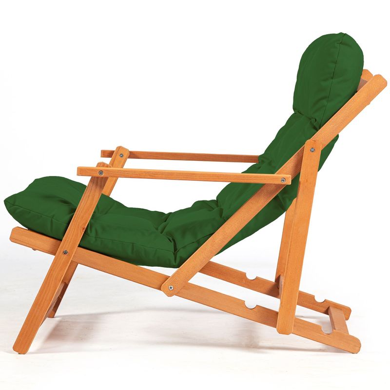 Casa si Gradina - Gradina si terasa - Mobilier exterior - Seturi mobila gradina - Set masa si scaune gradina, Hanah Home, lemn fag, verde natural, 3 piese - Infinity.ro