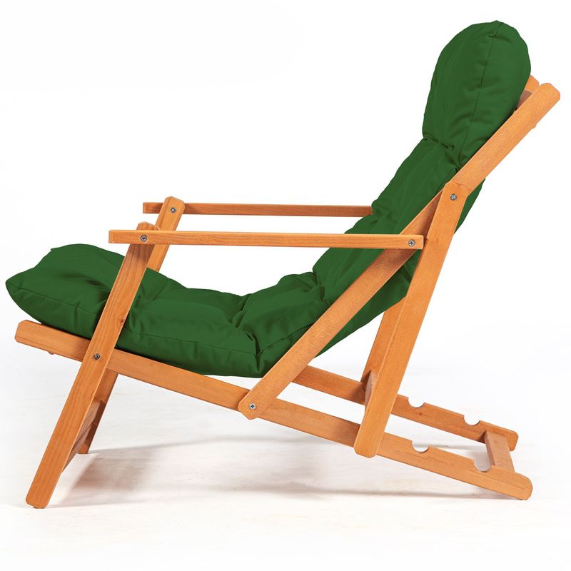 Casa si Gradina - Gradina si terasa - Mobilier exterior - Seturi mobila gradina - Set masa si scaune gradina, Hanah Home, lemn fag, verde natural, 3 piese - Infinity.ro