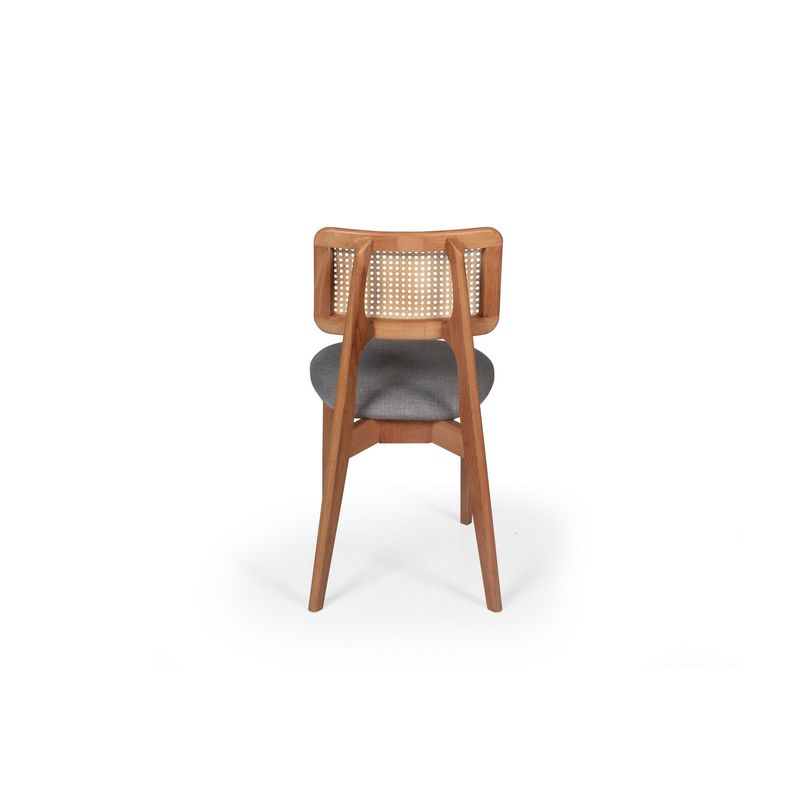 Casa si Gradina - Mobilier - Seturi de mobilier - Seturi mese si scaune - Set masa si scaune, Hanah Home, lemn de fag, natural, masa 100x100x75 cm, 4 scaune 43x46x81 cm - Infinity.ro