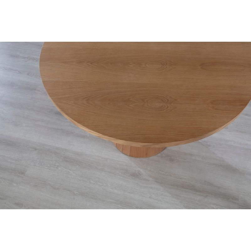 Casa si Gradina - Mobilier - Seturi de mobilier - Seturi mese si scaune - Set masa si scaune, Hanah Home, lemn de fag, natural, masa 100x100x75 cm, 4 scaune 43x46x81 cm - Infinity.ro