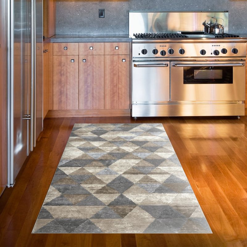 Casa si Gradina - Textile si covoare - Covoare - Covoare casa - Covor, Conceptum Hypnose, bej, 80x300 cm, 100% poliester, antiderapant, lavabil la masina, 955ANR4576 - Infinity.ro