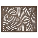 Casa si Gradina - Bucatarie si vesela - Organizare si depozitare bucatarie - Suporturi tacamuri si vase - Set suporturi de masa, Hermia, lemn, wenge, 33x45 cm, 6 bucati, 790PYN1171 - Infinity.ro