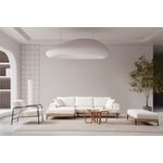 Casa si Gradina - Mobilier - Canapele si coltare - Coltare - Coltar, Hanah Home, lemn fag si pal, alb, 170x280x98 cm, 560ARE2127 - Infinity.ro