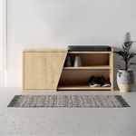 Casa si Gradina - Mobilier - Organizare si depozitare - Organizator incaltaminte - Dulap pentru pantofi, Hanah Home, pal melaminat, stejar, 104x47x37 cm - Infinity.ro