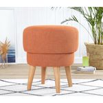 Casa si Gradina - Mobilier - Scaune si fotolii - Tabureti - Taburet, Atelier Del Sofa, in, portocaliu, 47x51 cm - Infinity.ro
