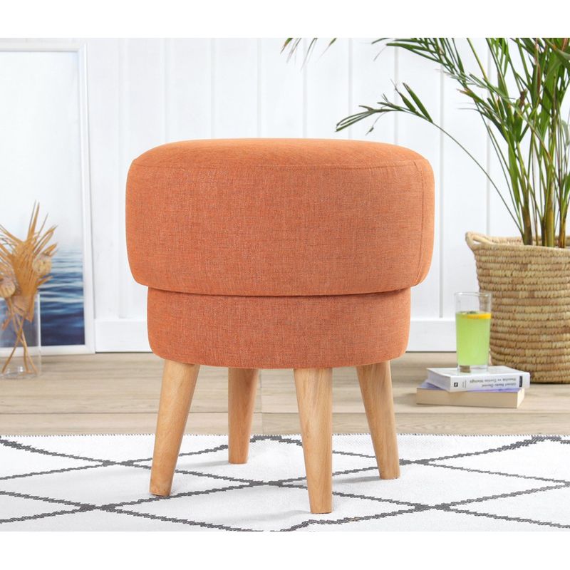 Casa si Gradina - Mobilier - Scaune si fotolii - Tabureti - Taburet, Atelier Del Sofa, in, portocaliu, 47x51 cm - Infinity.ro