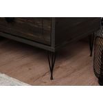 Casa si Gradina - Mobilier - Comode si corpuri - Noptiere - Noptiera, Hanah Home, pal melaminat, maro inchis, 50x40x55 cm, 854KLN3312 - Infinity.ro