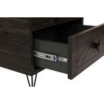 Casa si Gradina - Mobilier - Comode si corpuri - Noptiere - Noptiera, Hanah Home, pal melaminat, maro inchis, 50x40x55 cm, 854KLN3312 - Infinity.ro