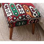 Casa si Gradina - Mobilier - Scaune si fotolii - Tabureti - Taburet, Atelier Del Sofa, bumbac si poliester, multicolor, 91x46x42 cm - Infinity.ro