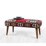 Casa si Gradina - Mobilier - Scaune si fotolii - Tabureti - Taburet, Atelier Del Sofa, bumbac si poliester, multicolor, 91x46x42 cm - Infinity.ro