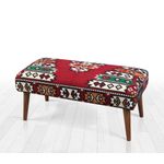 Casa si Gradina - Mobilier - Scaune si fotolii - Tabureti - Taburet, Atelier Del Sofa, bumbac si poliester, multicolor, 91x46x42 cm - Infinity.ro