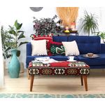 Casa si Gradina - Mobilier - Scaune si fotolii - Tabureti - Taburet, Atelier Del Sofa, bumbac si poliester, multicolor, 91x46x42 cm - Infinity.ro