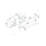 Casa si Gradina - Mobilier - Biblioteci si rafturi - Rafturi - Raft de perete, Hanah Home, panou aglomerat melaminat, pin atlantic antracit alb, 180x80.4x19.6 cm - Infinity.ro