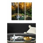 Casa si Gradina - Decoratiuni - Tablouri - Tablou decorativ, Wallxpert, mdf, multicolor, 70x50 cm, set 3 piese, 553BNC1227 - Infinity.ro