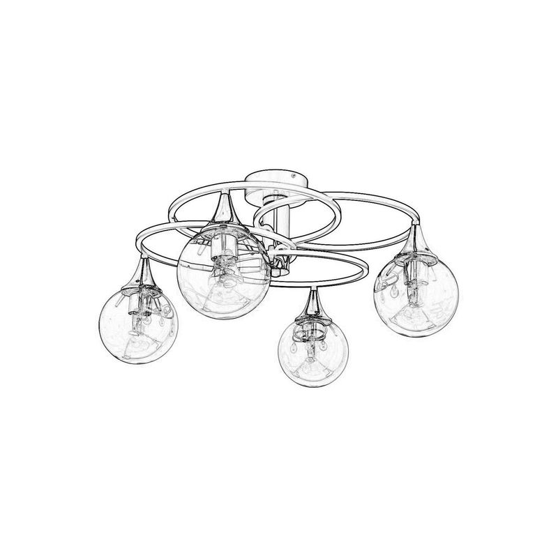 Casa si Gradina - Corpuri si surse de iluminat - Lustre si pendule - Candelabru, Opviq, metal, negru si bronz, 31x60 cm - Infinity.ro