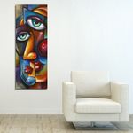 Casa si Gradina - Decoratiuni - Tablouri - Tablou decorativ pe panza, Wallxpert, multicolor, 30x80 cm, 100% panza, rama lemn, 762SYM4261 - Infinity.ro