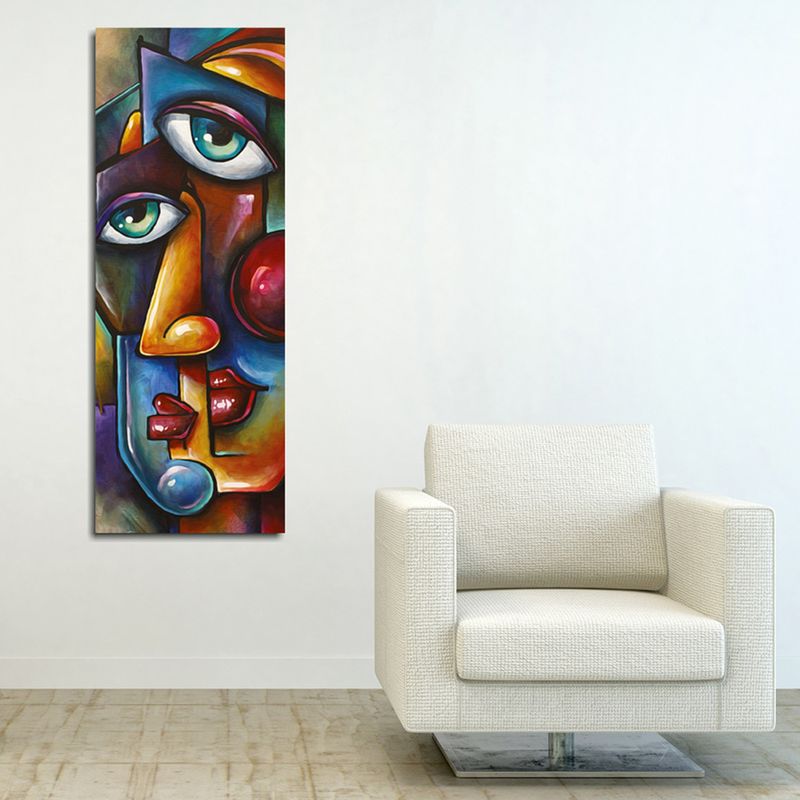 Casa si Gradina - Decoratiuni - Tablouri - Tablou decorativ pe panza, Wallxpert, multicolor, 30x80 cm, 100% panza, rama lemn, 762SYM4261 - Infinity.ro