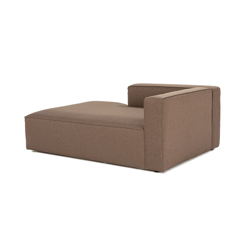 Casa si Gradina - Mobilier - Canapele si coltare - Coltare - Coltar modular 1 loc, Atelier Del Sofa, stofa, maro, 120x180x69 cm - Infinity.ro