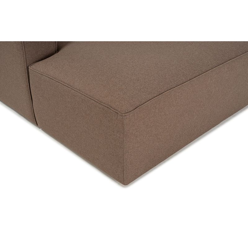 Casa si Gradina - Mobilier - Canapele si coltare - Coltare - Coltar modular 1 loc, Atelier Del Sofa, stofa, maro, 120x180x69 cm - Infinity.ro