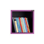 Casa si Gradina - Mobilier - Biblioteci si rafturi - Rafturi - Raft de perete, Hanah Home, pal melaminat, mov, 33x33x19 cm - Infinity.ro
