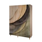Casa si Gradina - Mobilier - Dulapuri si sifoniere - Sifoniere - Sifonier, Hanah Home, pal melaminat, sonomo, 135x52x192 cm - Infinity.ro
