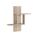 Casa si Gradina - Mobilier - Biblioteci si rafturi - Rafturi - Raft de perete, Hanah Home, pal melaminat, stejar sonoma, 64x20x70 cm - Infinity.ro