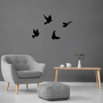 Casa si Gradina - Decoratiuni - Decoratiuni perete - Set decoratiune perete, Wallxpert, metal, negru, 22x13 cm, 19x20 cm, 19x22 cm, 17x22 cm - Infinity.ro