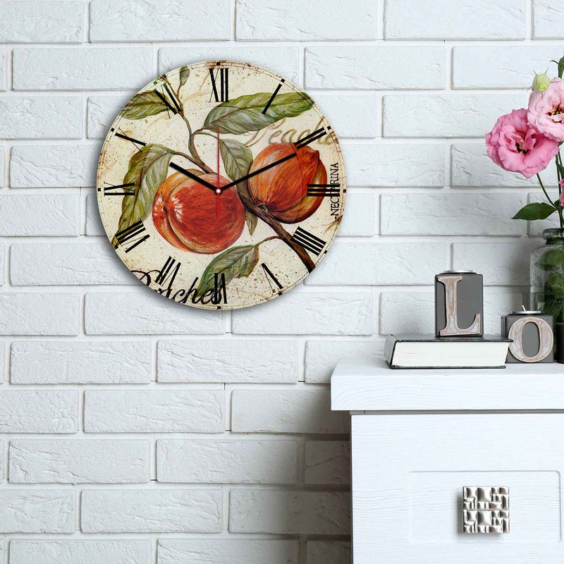 Casa si Gradina - Decoratiuni - Ceasuri - Ceas decorativ de perete, Wallxpert, mdf, multicolor, 30 cm, 238HMA6156 - Infinity.ro