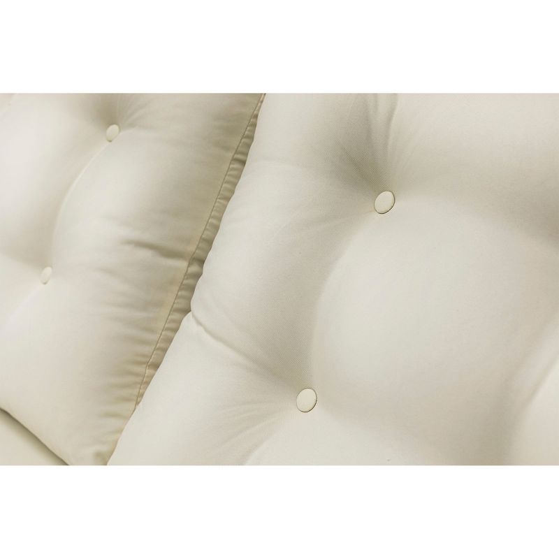 Casa si Gradina - Gradina si terasa - Balansoare si hamace - Balansoare - Balansoar de gradina dublu, Hanah Home, lemn de pin, crem, 160x120x195 cm - Infinity.ro