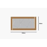 Casa si Gradina - Decoratiuni - Oglinzi - Oglinda, Hanah Home, mdf, bronz si alb, 60x120x2.2 cm - Infinity.ro