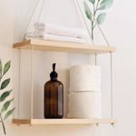 Casa si Gradina - Mobilier - Biblioteci si rafturi - Rafturi - Raft de perete, Hanah Home, lemn de molid, nuc, 40x14x2 cm - Infinity.ro