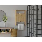 Casa si Gradina - Mobilier - Mobilier baie - Corpuri baie - Dulap baie, Hanah Home, pal melaminat, safir, 60x15x87 cm - Infinity.ro