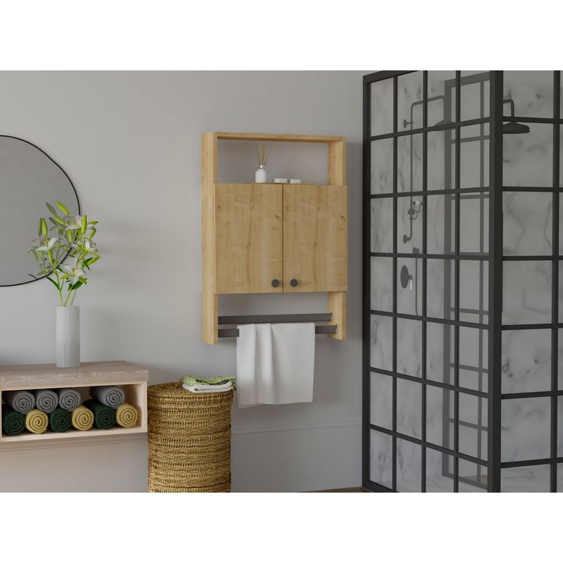 Casa si Gradina - Mobilier - Mobilier baie - Corpuri baie - Dulap baie, Hanah Home, pal melaminat, safir, 60x15x87 cm - Infinity.ro