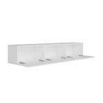 Casa si Gradina - Mobilier - Comode si corpuri - Comode - Comoda tv, Hanah Home, pal melaminat, alb, 150x30x32 cm - Infinity.ro