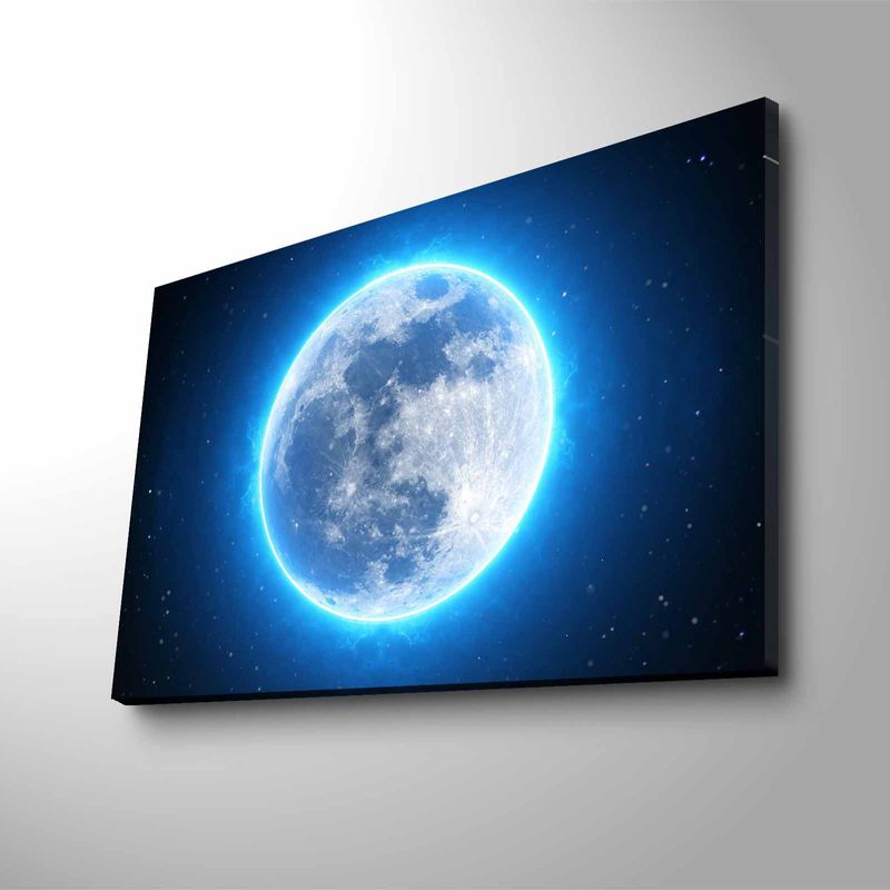 Casa si Gradina - Decoratiuni - Tablouri - Tablou canvas cu led, Wallxpert, piele intoarsa, multicolor, 45x70 cm, 254LED4344 - Infinity.ro