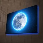 Casa si Gradina - Decoratiuni - Tablouri - Tablou canvas cu led, Wallxpert, piele intoarsa, multicolor, 45x70 cm, 254LED4344 - Infinity.ro