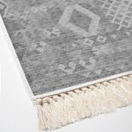 Casa si Gradina - Textile si covoare - Covoare - Covoare casa - Covor, Conceptum Hypnose, gri, 80x120 cm, 100% poliester, antiderapant, lavabil la masina, 955ANR3280 - Infinity.ro