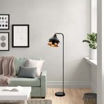 Casa si Gradina - Corpuri si surse de iluminat - Lustre si pendule - Set corpuri de iluminat, Opviq, metal, negru cupru, candelabru, lampa de podea, lampa de perete - Infinity.ro